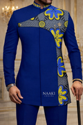 Royal Blue Ankara Executive Set