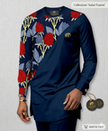The 'Safari Fusion' Asymmetric Ankara Tunic