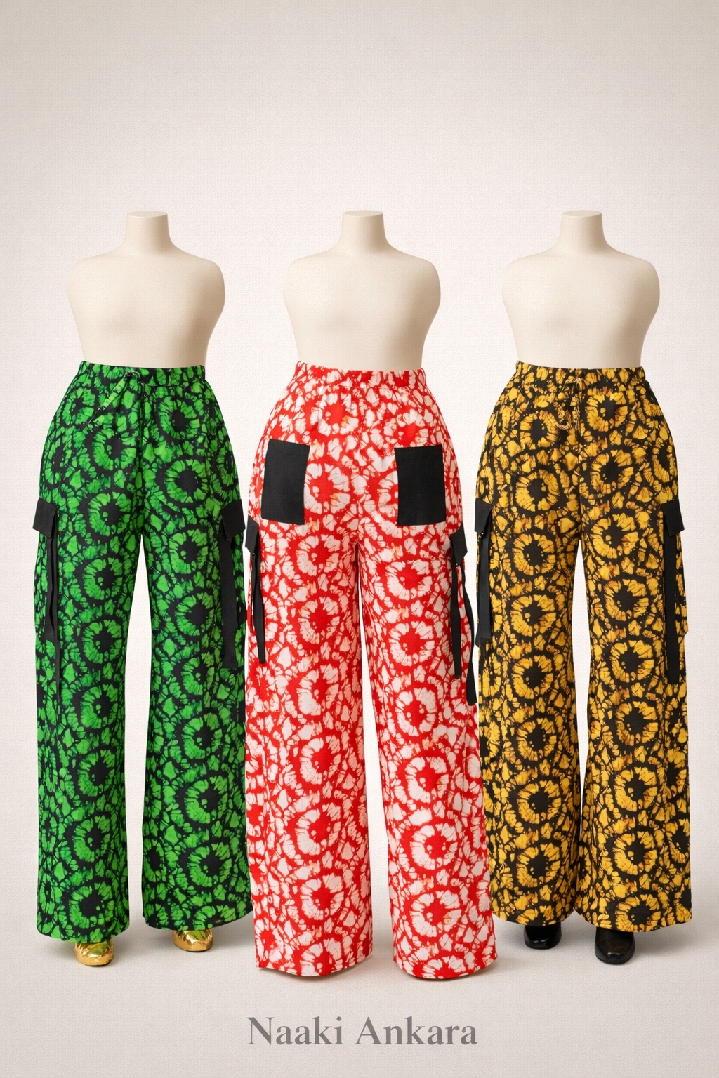 Naaki Ankara Statement Cargo Pants