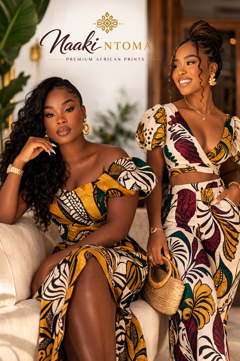 Radiant Resort Wear: The Naaki Ntoma Floral Collection